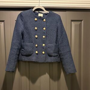 Tuckernuck Navy Tweed Marias Jacket